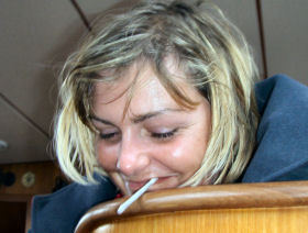 Caroline and a rolly